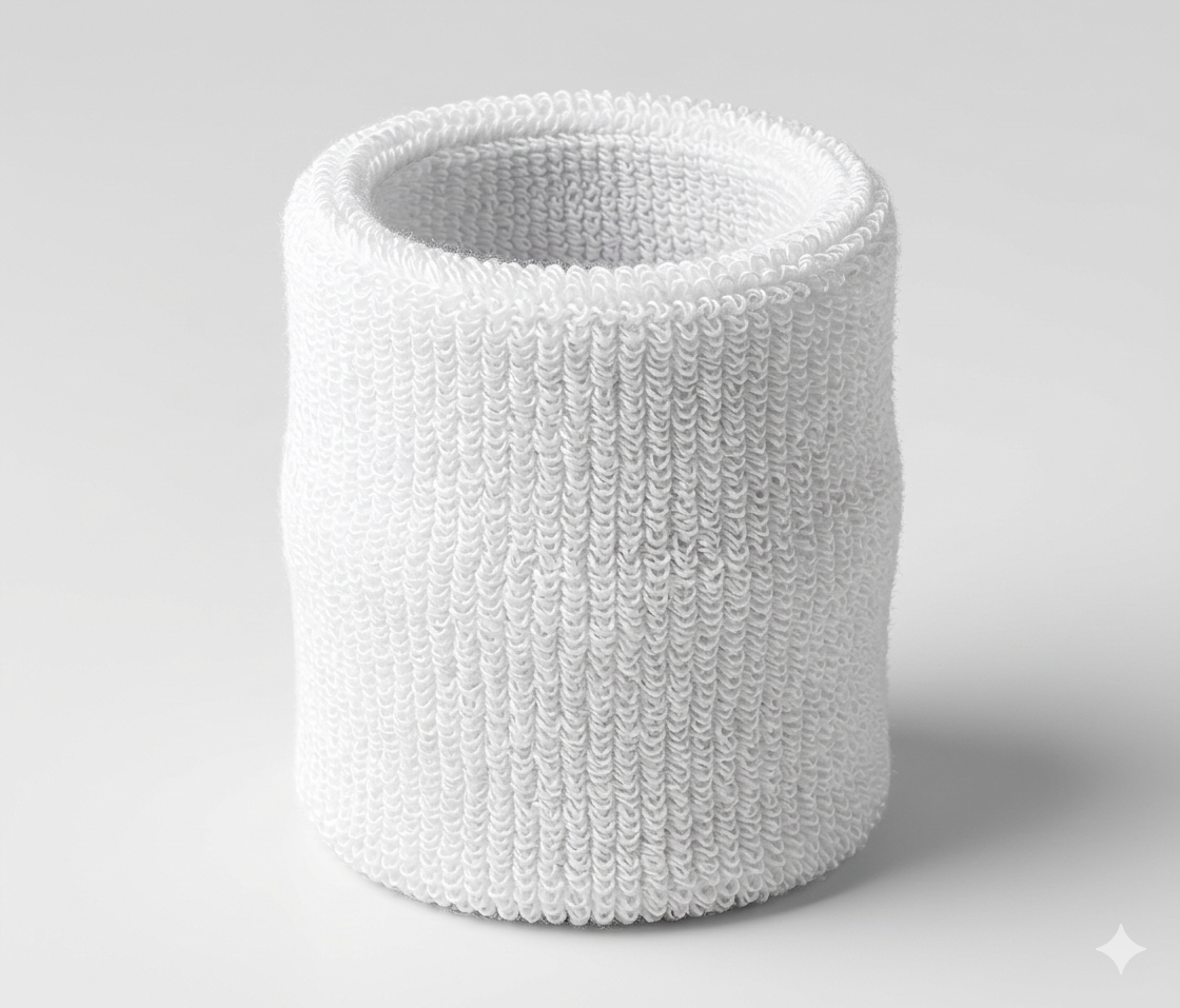 Wrist Band: White