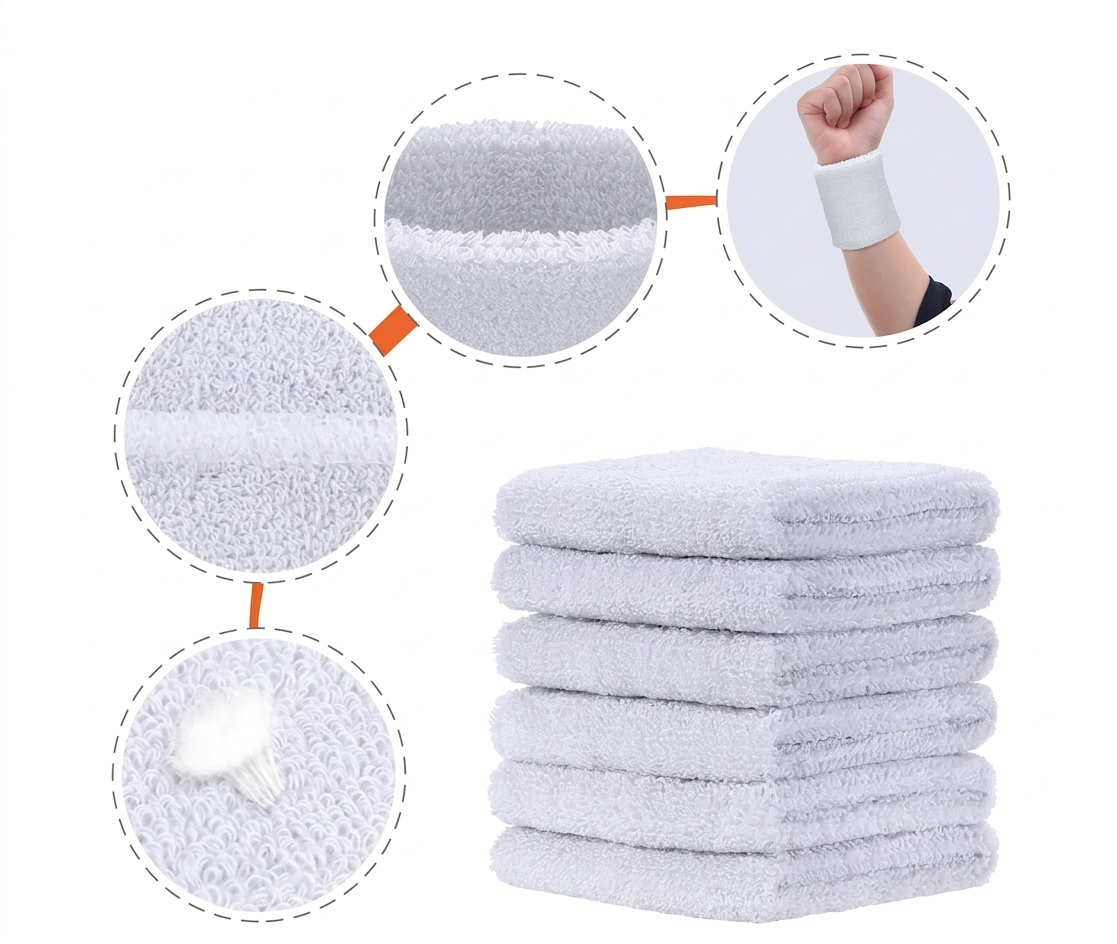 Wrist Band: White