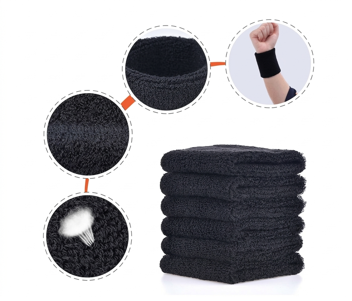 Sports Wrist Band Absorbent