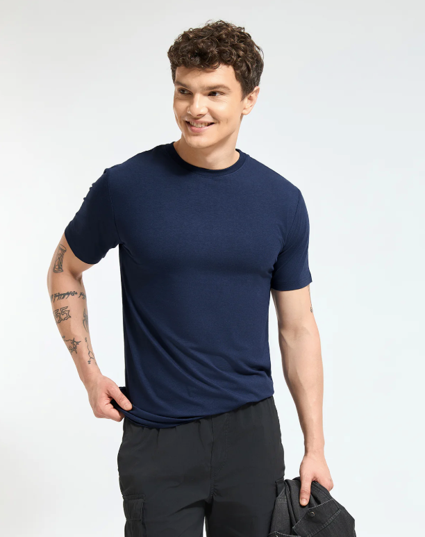 Crew Neck- Blue