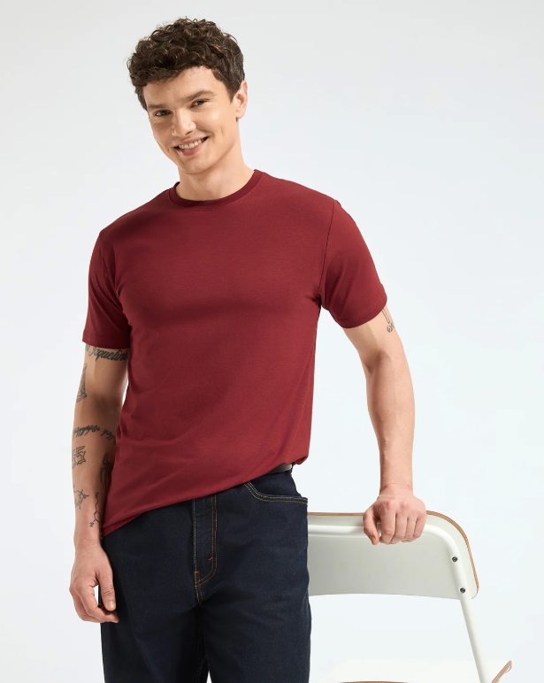 Crew Neck- Maroon