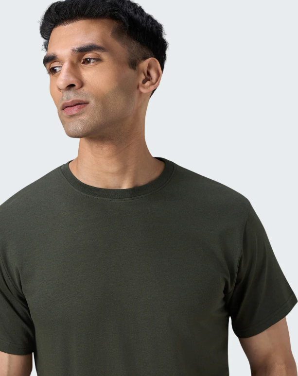Crew Neck- Olive