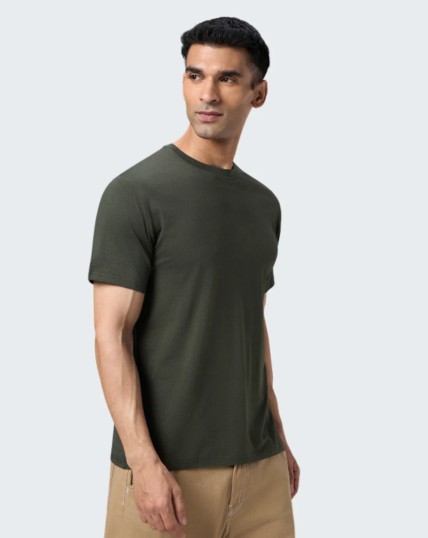 Crew Neck- Olive