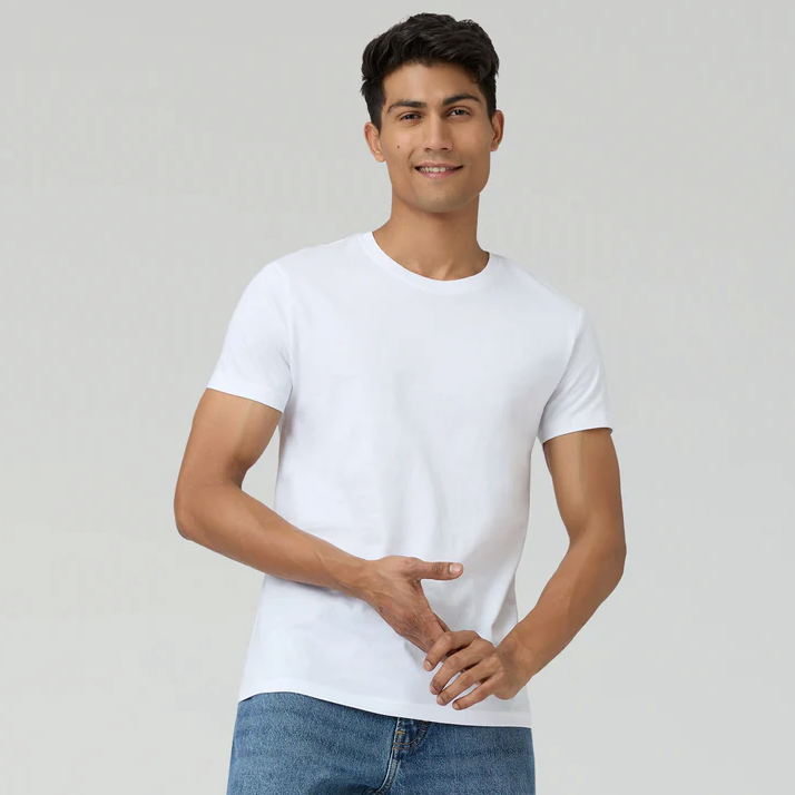 Crew Neck- White