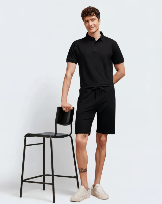 Black- Solid Short