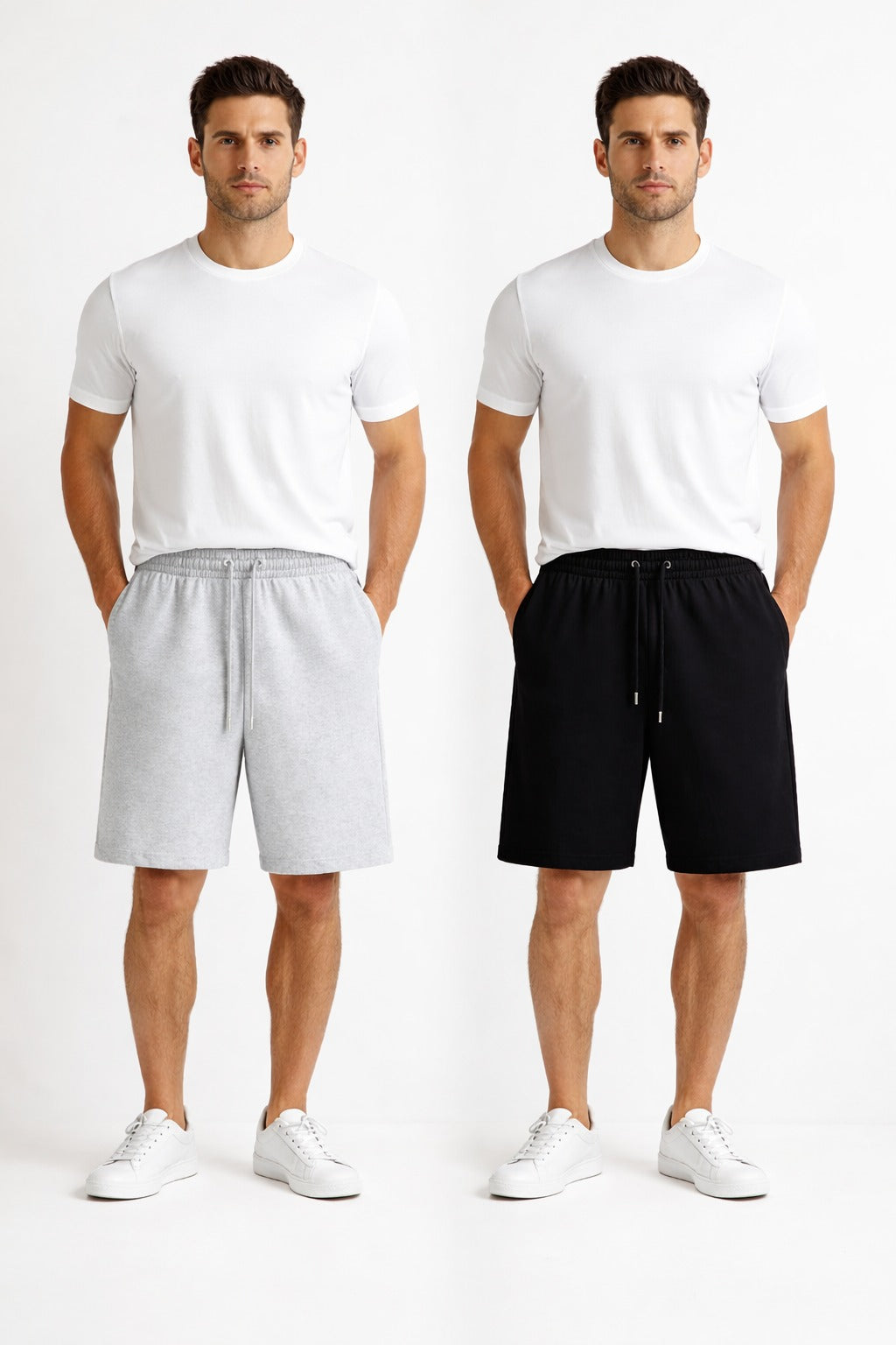 Bundle: Grey and Black Shorts