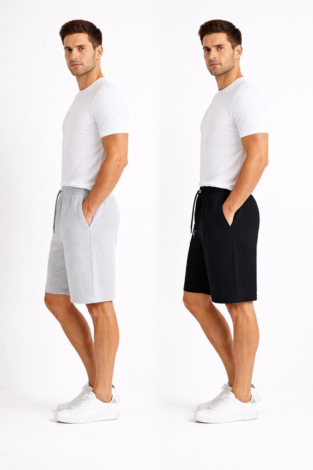 Bundle: Grey and Black Shorts