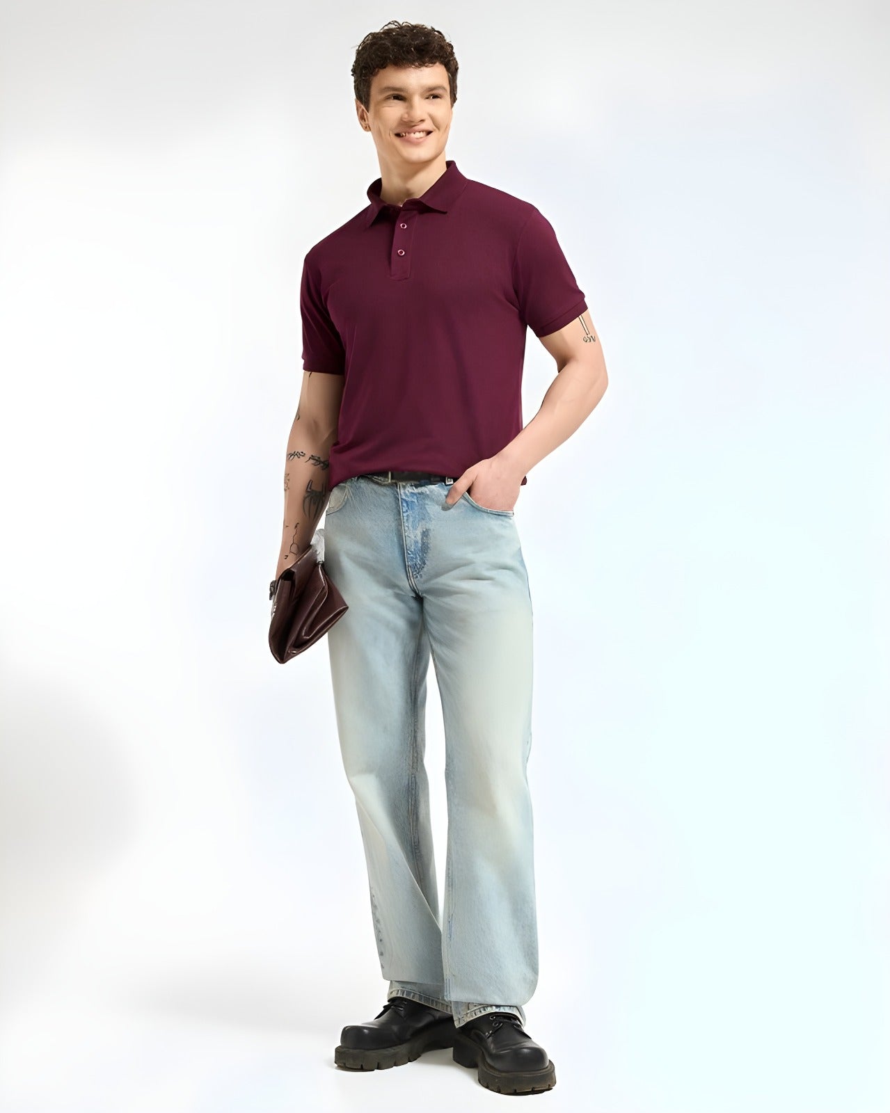 Men's Polo- Mehroon