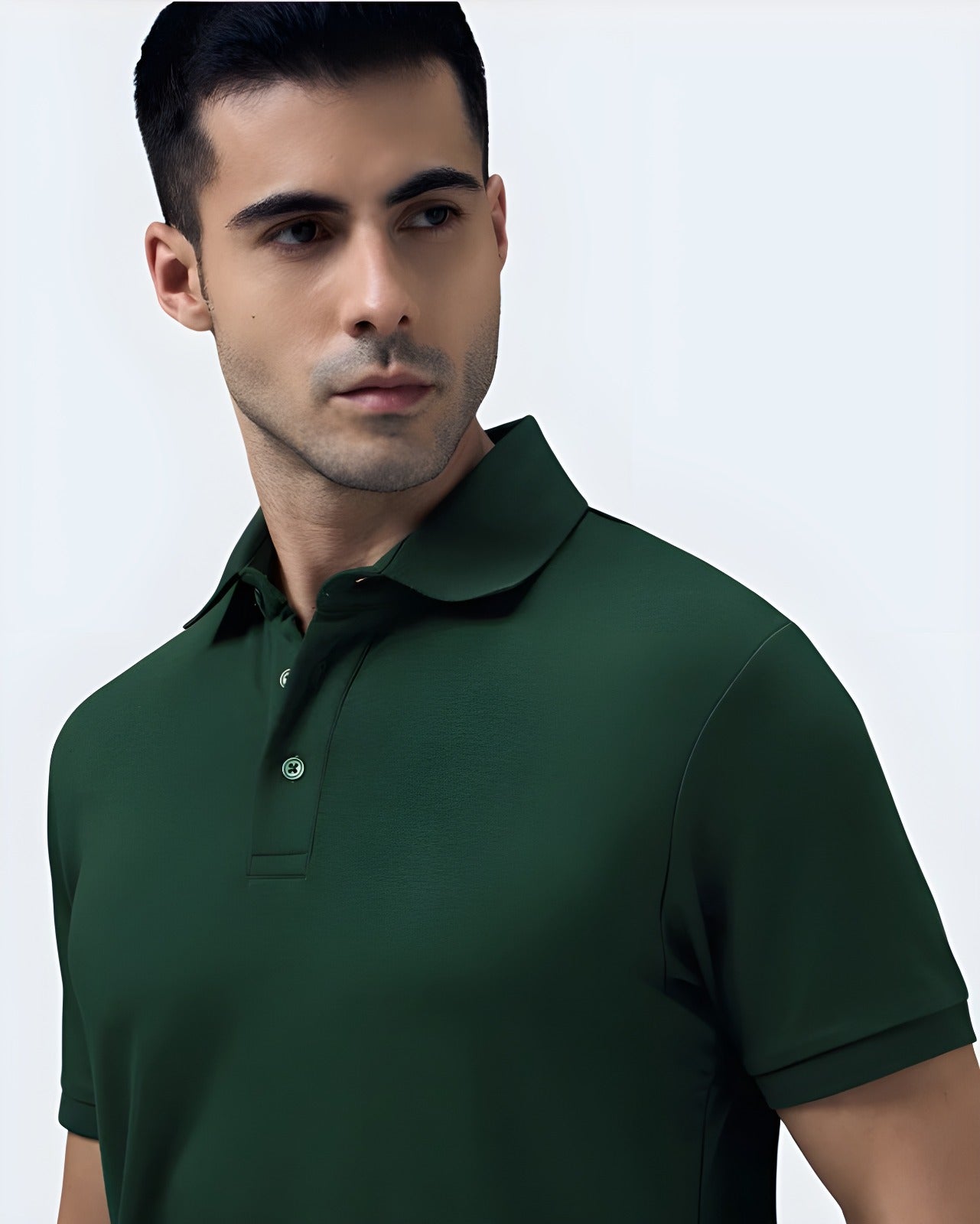 Men's Polo: Green