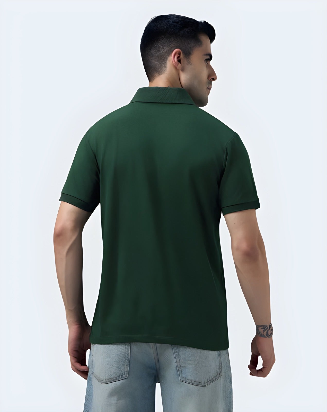 Men's Polo: Green
